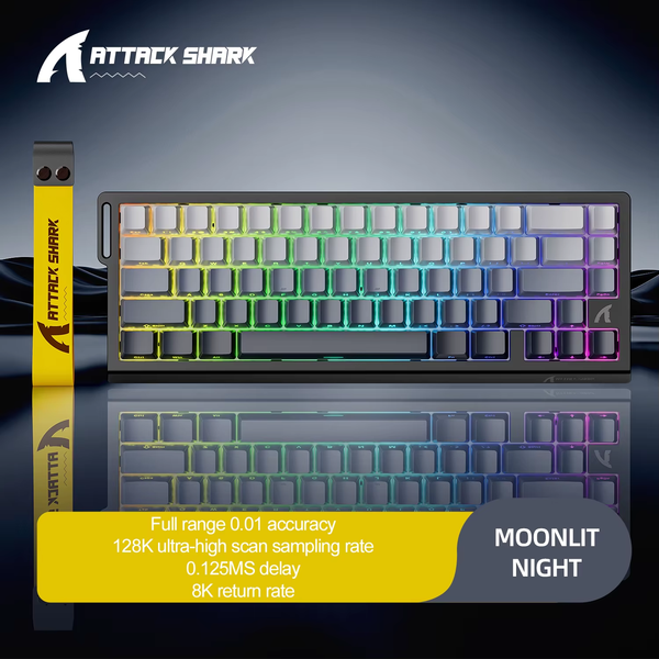 X68HE  Magnetic Gaming Keyboard Mechanical Wired for Pro Gaming 0.01Mm Rapid Trigg 8000Hz Socd/Rs 0.125Ms 128K Rate