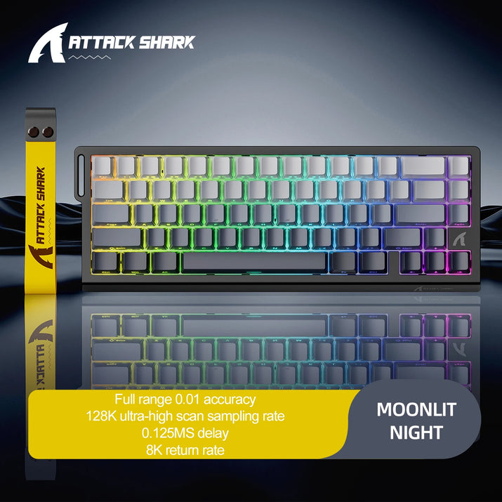 X68HE X68Pro He Magnetic Mechanical Keyboard for Pro Gaming 0.01Mm Rapid Trigg 8000Hz Socd/Rs 0.125Ms 128K Rate