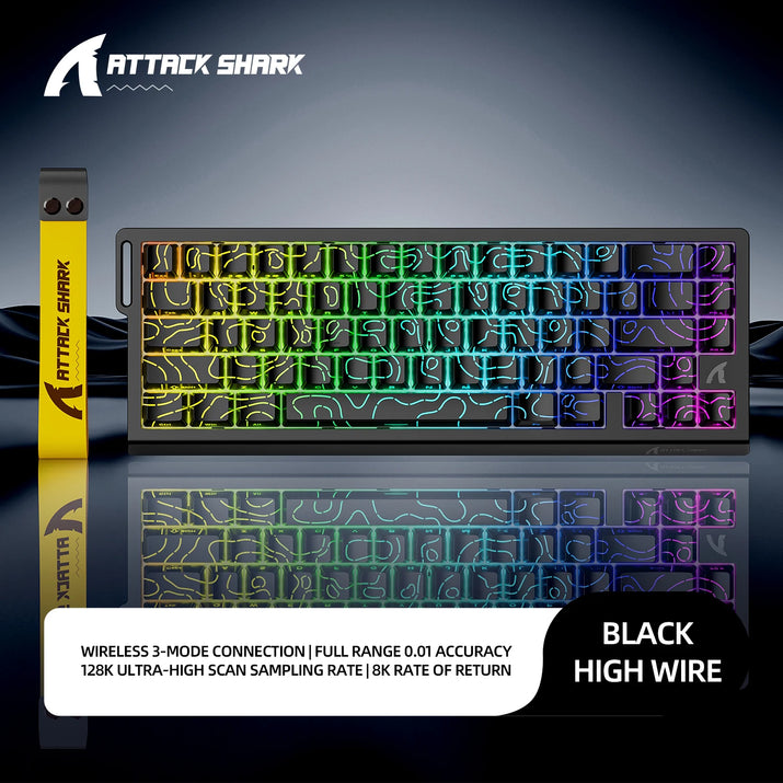X68HE X68Pro He Magnetic Mechanical Keyboard for Pro Gaming 0.01Mm Rapid Trigg 8000Hz Socd/Rs 0.125Ms 128K Rate