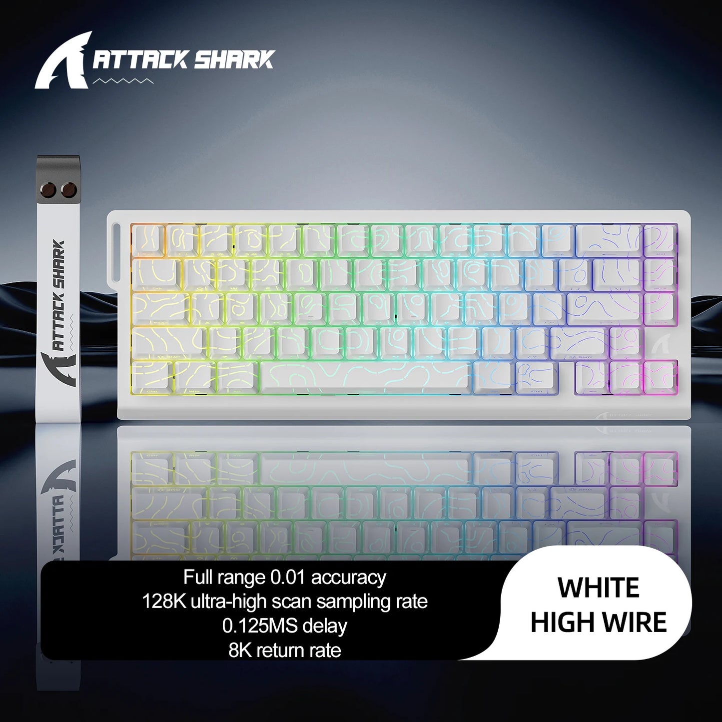 X68HE X68Pro He Magnetic Mechanical Keyboard for Pro Gaming 0.01Mm Rapid Trigg 8000Hz Socd/Rs 0.125Ms 128K Rate