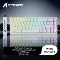 X68HE X68Pro He Magnetic Mechanical Keyboard for Pro Gaming 0.01Mm Rapid Trigg 8000Hz Socd/Rs 0.125Ms 128K Rate