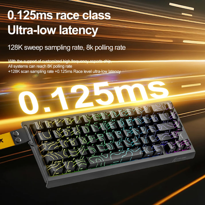 X68HE X68Pro He Magnetic Mechanical Keyboard for Pro Gaming 0.01Mm Rapid Trigg 8000Hz Socd/Rs 0.125Ms 128K Rate