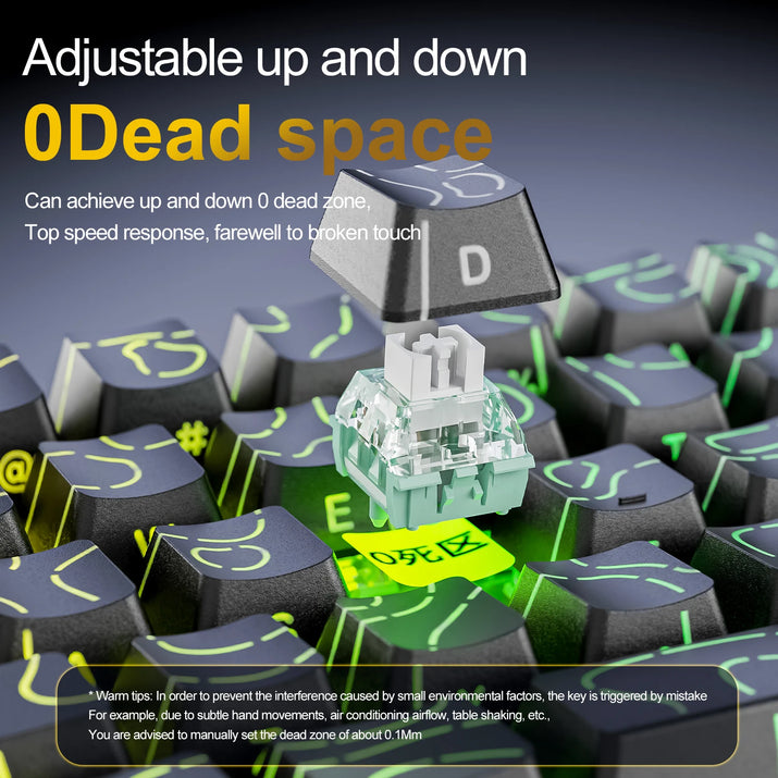 X68HE X68Pro He Magnetic Mechanical Keyboard for Pro Gaming 0.01Mm Rapid Trigg 8000Hz Socd/Rs 0.125Ms 128K Rate