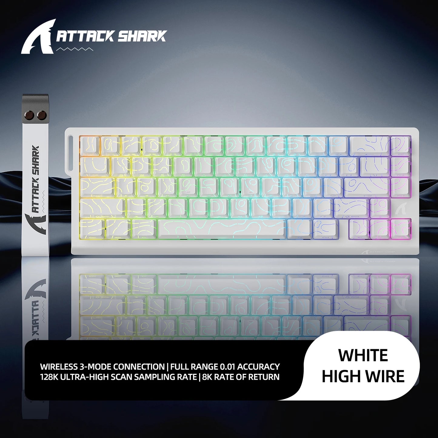 X68HE X68Pro He Magnetic Mechanical Keyboard for Pro Gaming 0.01Mm Rapid Trigg 8000Hz Socd/Rs 0.125Ms 128K Rate