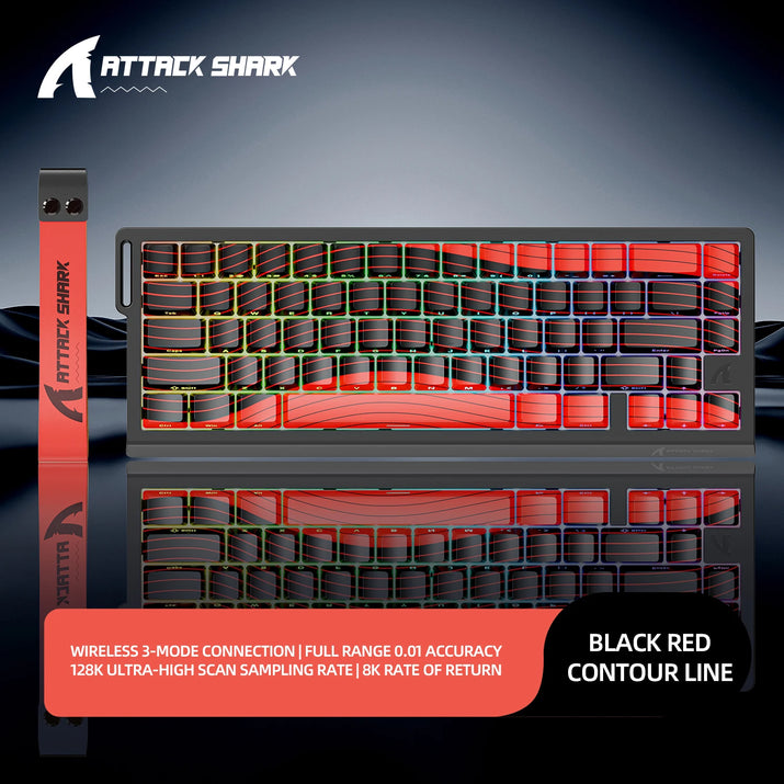 X68HE X68Pro He Magnetic Mechanical Keyboard for Pro Gaming 0.01Mm Rapid Trigg 8000Hz Socd/Rs 0.125Ms 128K Rate