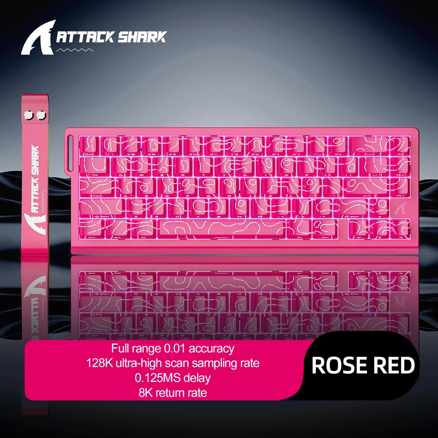 X68HE X68Pro He Magnetic Mechanical Keyboard for Pro Gaming 0.01Mm Rapid Trigg 8000Hz Socd/Rs 0.125Ms 128K Rate