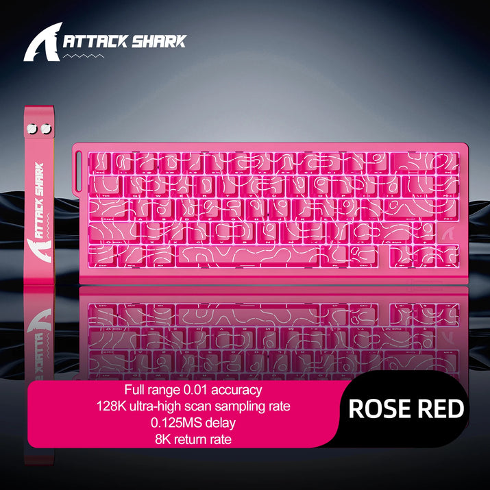 X68HE X68Pro He Magnetic Mechanical Keyboard for Pro Gaming 0.01Mm Rapid Trigg 8000Hz Socd/Rs 0.125Ms 128K Rate