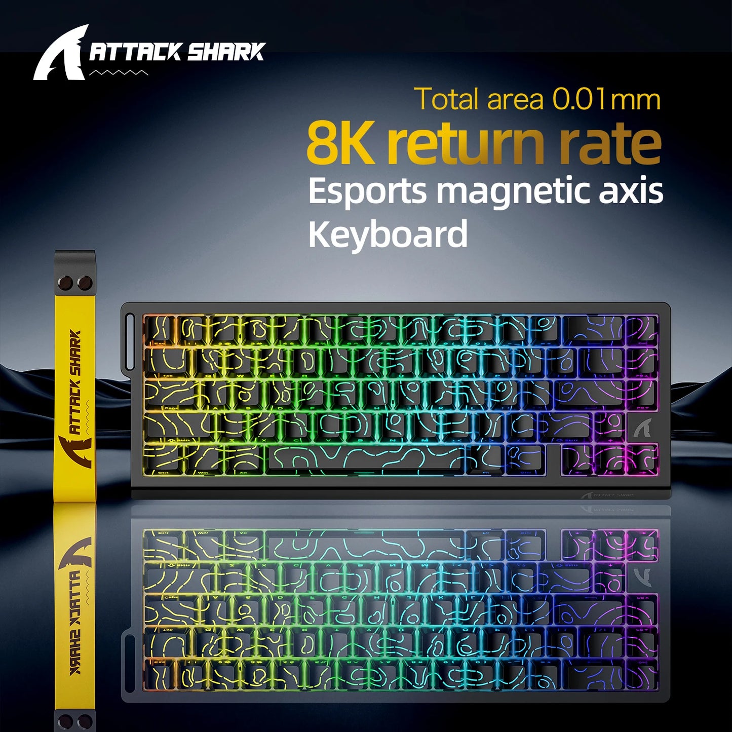 X68HE X68Pro He Magnetic Mechanical Keyboard for Pro Gaming 0.01Mm Rapid Trigg 8000Hz Socd/Rs 0.125Ms 128K Rate