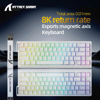 X68HE X68Pro He Magnetic Mechanical Keyboard for Pro Gaming 0.01Mm Rapid Trigg 8000Hz Socd/Rs 0.125Ms 128K Rate
