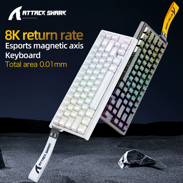 X68HE  Magnetic Gaming Keyboard Mechanical Wired for Pro Gaming 0.01Mm Rapid Trigg 8000Hz Socd/Rs 0.125Ms 128K Rate