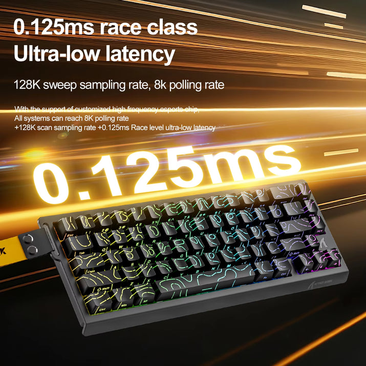 X68HE  Magnetic Gaming Keyboard Mechanical Wired for Pro Gaming 0.01Mm Rapid Trigg 8000Hz Socd/Rs 0.125Ms 128K Rate