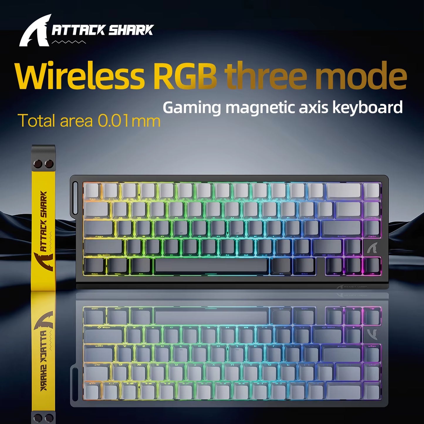 X68HE  Magnetic Gaming Keyboard Mechanical Wired for Pro Gaming 0.01Mm Rapid Trigg 8000Hz Socd/Rs 0.125Ms 128K Rate