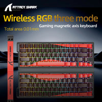 X68HE  Magnetic Gaming Keyboard Mechanical Wired for Pro Gaming 0.01Mm Rapid Trigg 8000Hz Socd/Rs 0.125Ms 128K Rate
